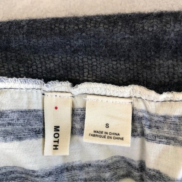 Anthropologie Moth Cowl Neck Striped Sweater Wool Alpaca Blend - Picture 5 of 9